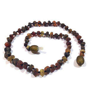Baltic Amber Asteroid - 12 Necklace - Twist Clasp - Baltic Amber Jewelry