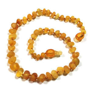 Baltic Amber Caramel - 12 Necklace - Pop Clasp - Baltic Amber Jewelry