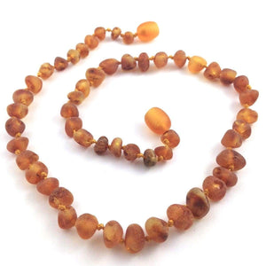Baltic Amber Cinnamon - 12 Necklace - Twist Clasp - Baltic Amber Jewelry