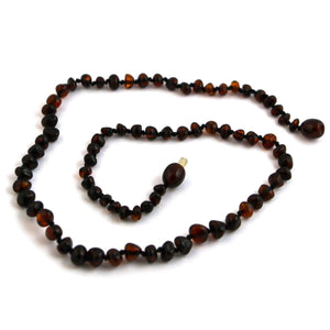 Baltic Amber Dark Cherry - 16 Necklace - Baltic Amber Jewelry