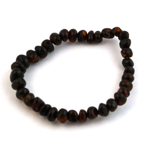 Baltic Amber Dark Cherry - 7 Bracelet - Baltic Amber Jewelry