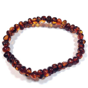 Baltic Amber Dark Cognac - 7 Bracelet - Baltic Amber Jewelry