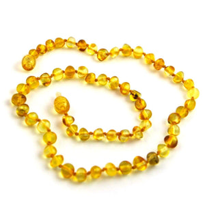 Baltic Amber Lemon - 16 Necklace - Baltic Amber Jewelry