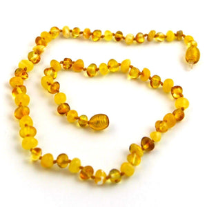 Baltic Amber Milk & Honey - 16 Necklace - Baltic Amber Jewelry
