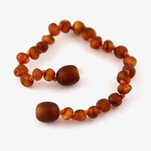 Baltic Amber Nutmeg - 5.5 Bracelet / Anklet - Twist Clasp - Baltic Amber Jewelry