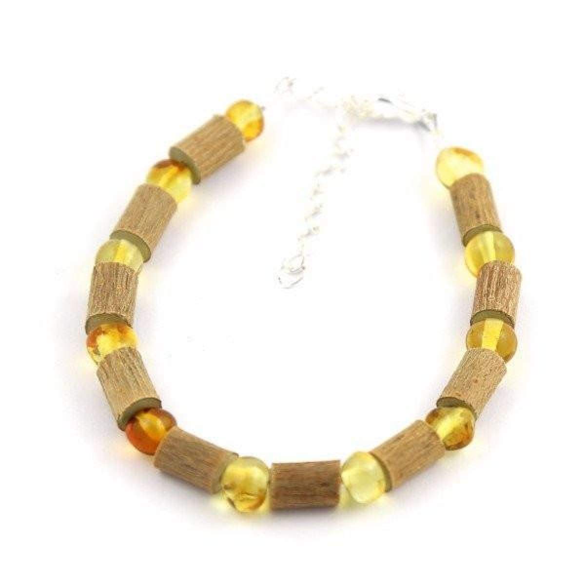 Hazel-Amber Honey Amber - 6-7 Adjustable Anklet - Lobster Claw Clasp - Hazelwood & Baltic Amber Jewelry
