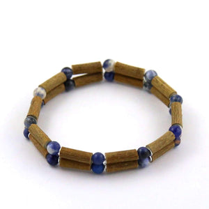 Hazel-Gemstone Sodalite - 7 Double Bracelet - Hazelwood & Gemstone Jewelry