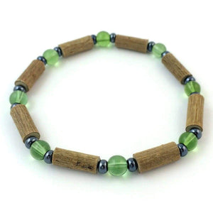 Hazelwood Green & Hematite - 7 Bracelet - Hazelwood Jewelry