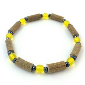 Hazelwood Yellow & Hematite - 7 Bracelet - Hazelwood Jewelry