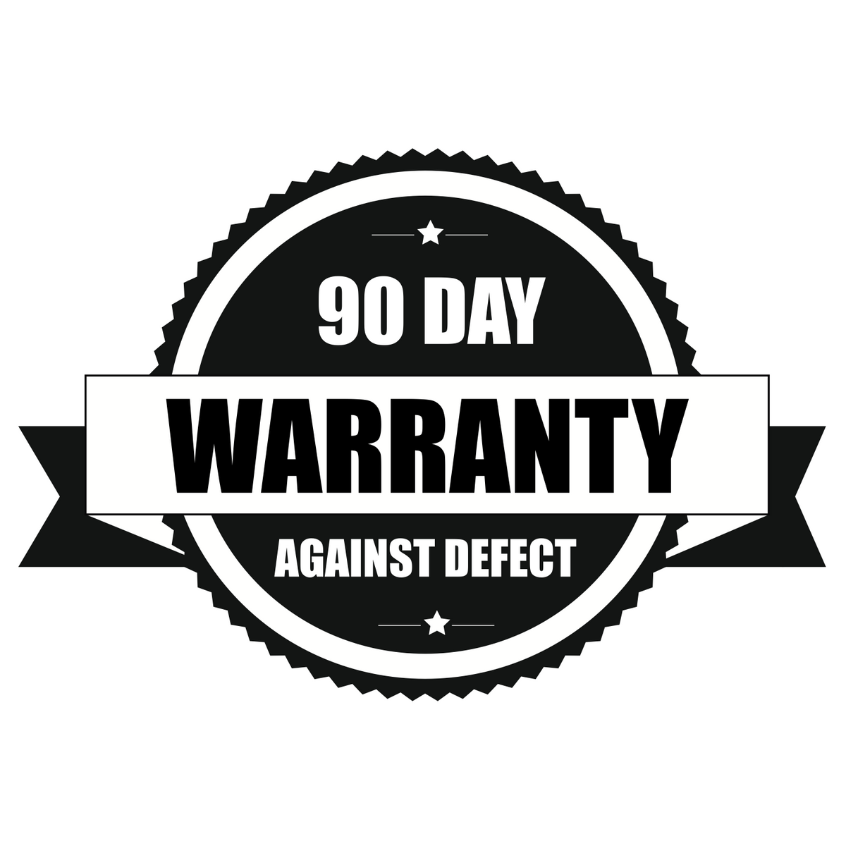 Hazelaid 90 Day Warrenty Against Defects Badge Image