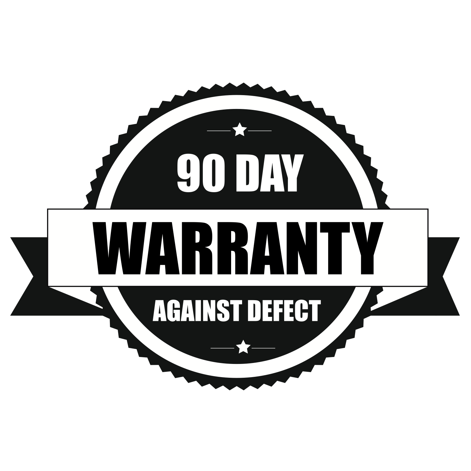 Hazelaid 90 Day Warrenty Against Defects Badge Image