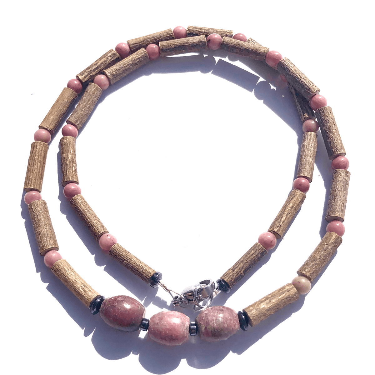 Hazel-Gemstone Pink Rhodonite