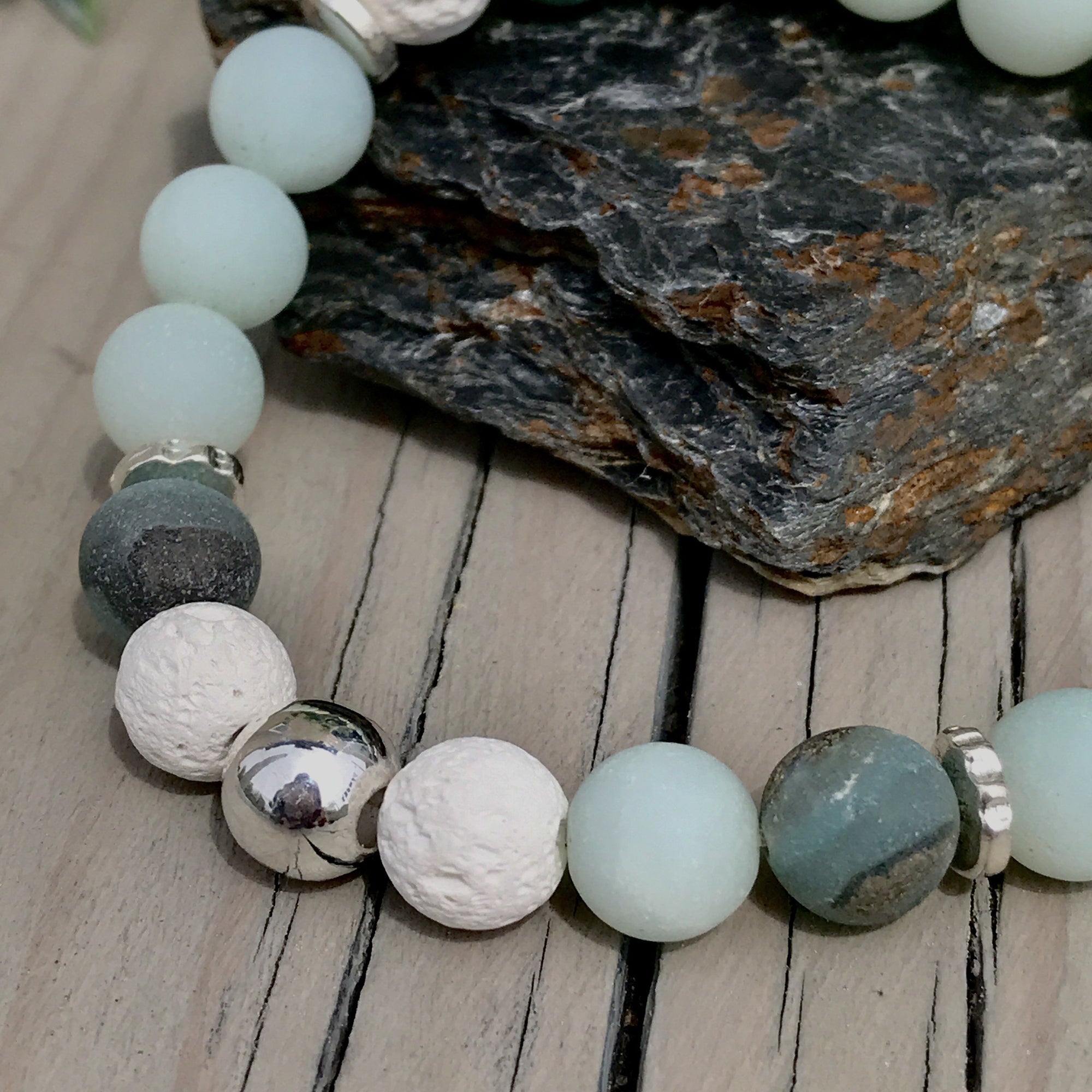 Lava & Gemstone Bracelets - Hazelaid