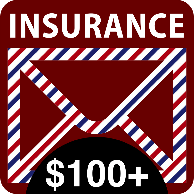 Hazelaid - Postal Insurance - International ($100+)
