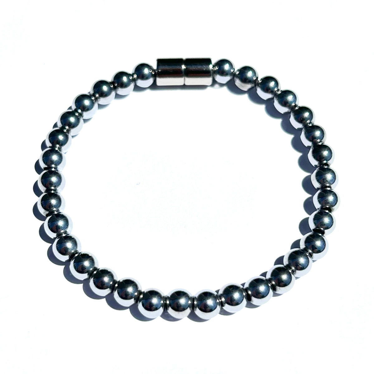 Silver Round Magnetic