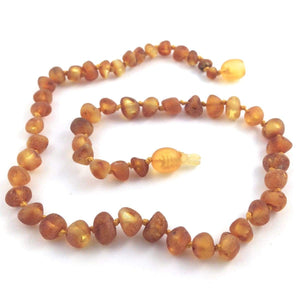 Baltic Amber Cinnamon - 12 Necklace - Pop Clasp - Baltic Amber Jewelry