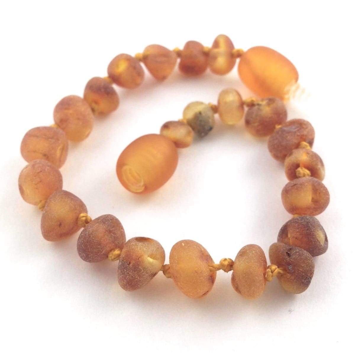 Baltic Amber Cinnamon - 5.5 Bracelet / Anklet - Twist Clasp - Baltic Amber Jewelry
