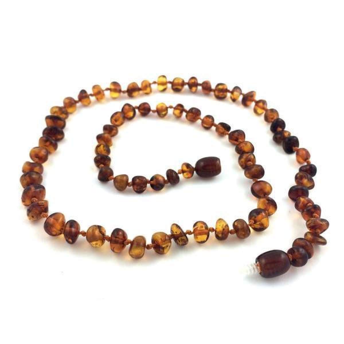 Baltic Amber Dark Cognac - 16 Necklace - Baltic Amber Jewelry