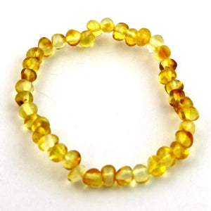 Baltic Amber Lemon - 7 Bracelet - Baltic Amber Jewelry