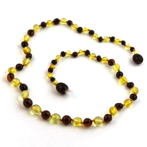 Baltic Amber Lemon & Cherry - 16 Necklace - Baltic Amber Jewelry