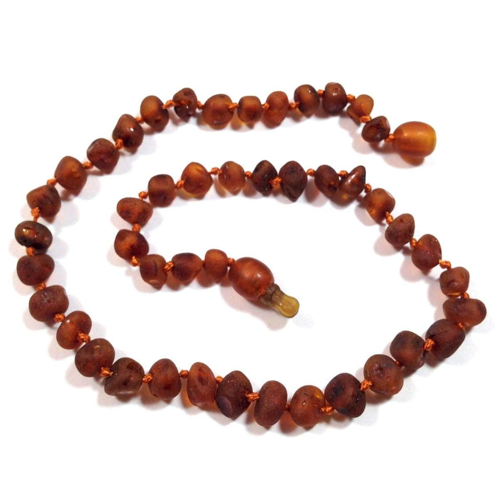 RAW HONEY BALTIC AMBER TEETHING NECKLACE – www.laambre.com