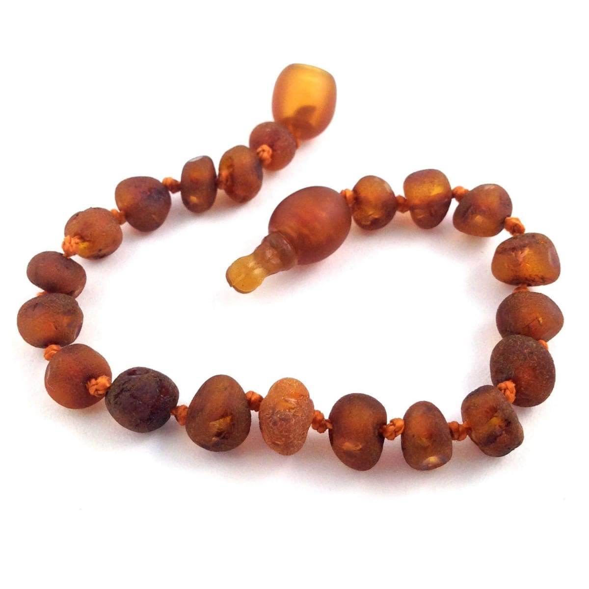 Baltic Amber Nutmeg - 5.5 Bracelet / Anklet - Pop Clasp - Baltic Amber Jewelry