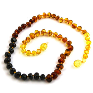 Baltic Amber Rainbow Round - 16 Necklace - Baltic Amber Jewelry