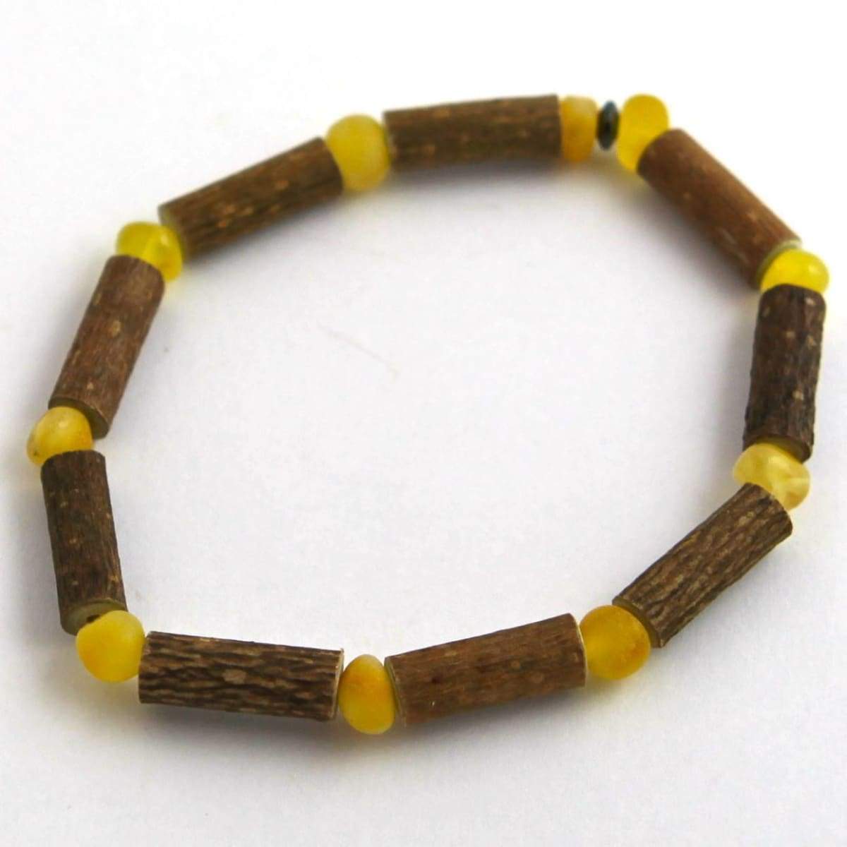 Hazel-Amber Milk &amp; Butter - 7 Bracelet - Hazelwood &amp; Baltic Amber Jewelry