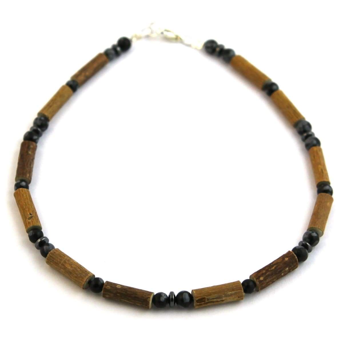 Hazel-Gemstone Black Obsidian - 11 Necklace - Lobster Claw Clasp - Hazelwood &amp; Gemstone Jewelry