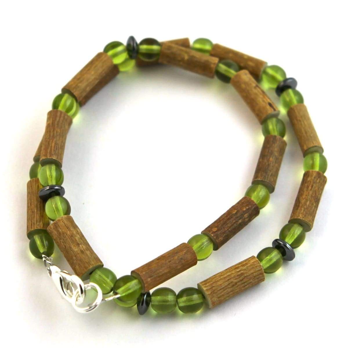 Hazel-Gemstone Green Peridot - 16 Necklace - Lobster Claw Clasp - Hazelwood &amp; Gemstone Jewelry
