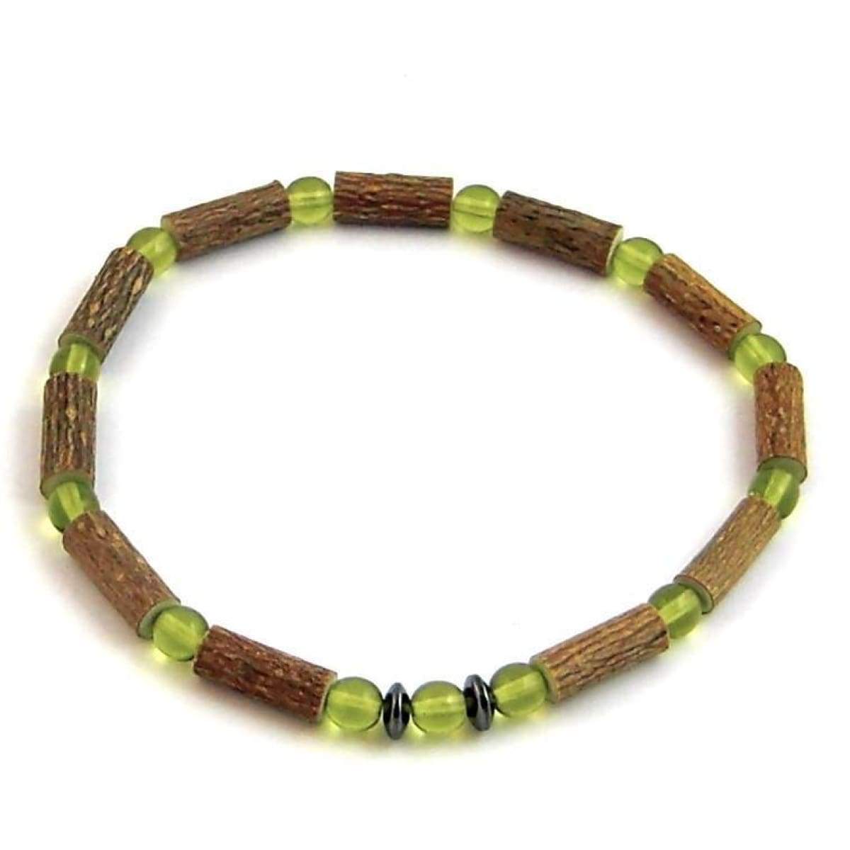 Hazel-Gemstone Green Peridot - 7 Bracelet - Hazelwood &amp; Gemstone Jewelry