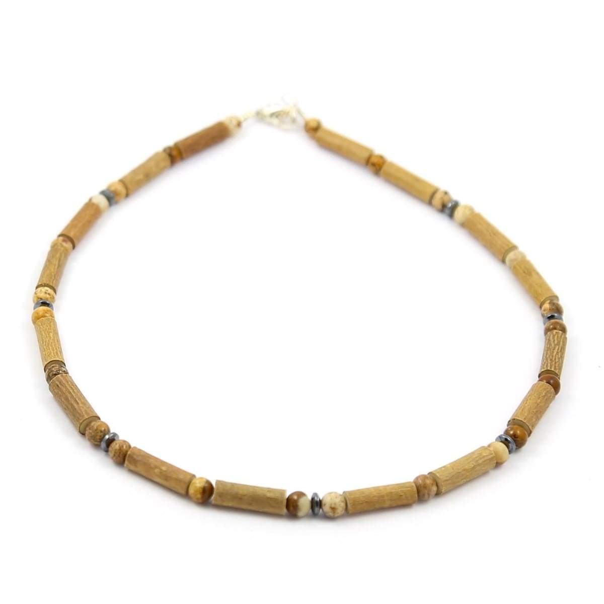 Hazel-Gemstone Natural Jasper - 11 Necklace - Lobster Claw Clasp - Hazelwood &amp; Gemstone Jewelry