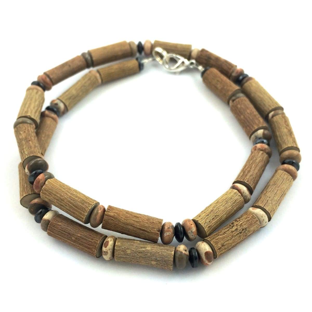 Hazel-Gemstone Natural Jasper - 16 Necklace - Lobster Claw Clasp - Hazelwood &amp; Gemstone Jewelry