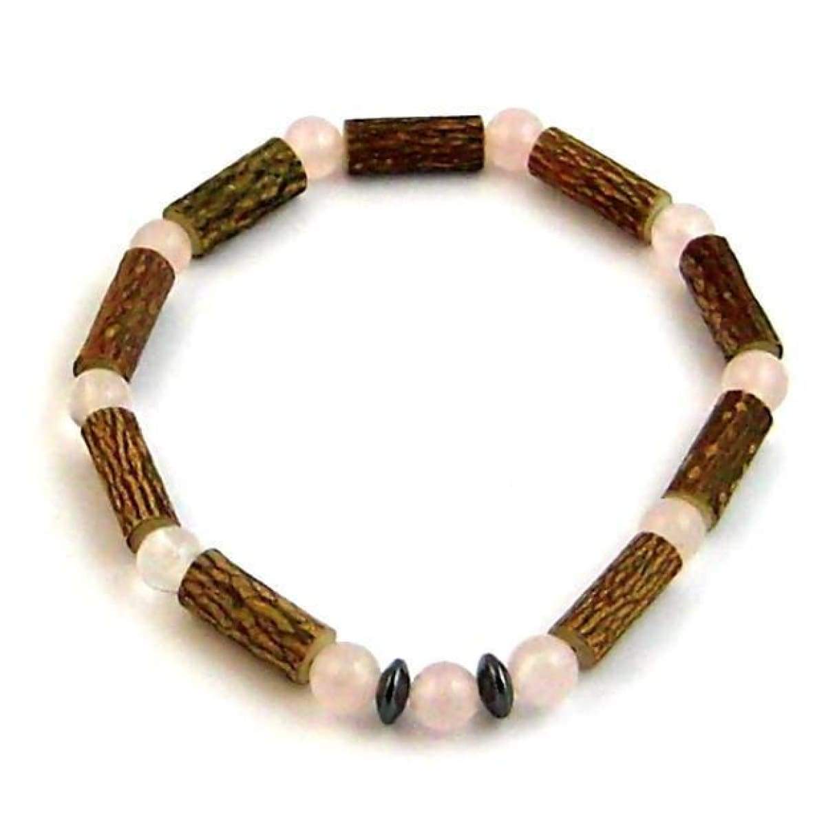 Hazel-Gemstone Rose Quartz - 7 Bracelet - Hazelwood &amp; Gemstone Jewelry