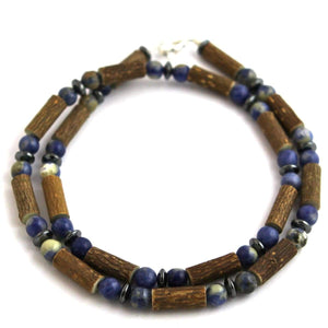 Hazel-Gemstone Sodalite - 16 Necklace - Hazelwood & Gemstone Jewelry