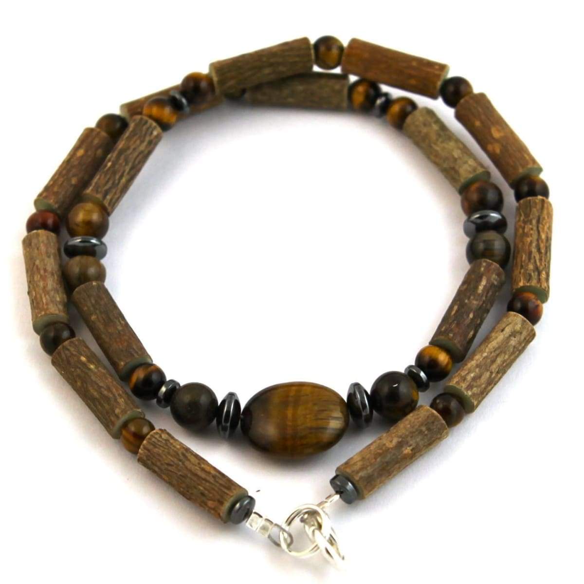 Hazel-Gemstone Tiger Eye - 16 Necklace - Hazelwood &amp; Gemstone Jewelry