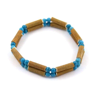 Hazel-Gemstone Turquoise - 7 Double Bracelet - Hazelwood & Gemstone Jewelry