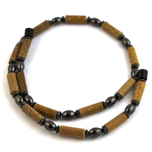 Hazel-Magnetic Oval Hematite - 16 Necklace - Hazelwood & Magnetic Jewelry