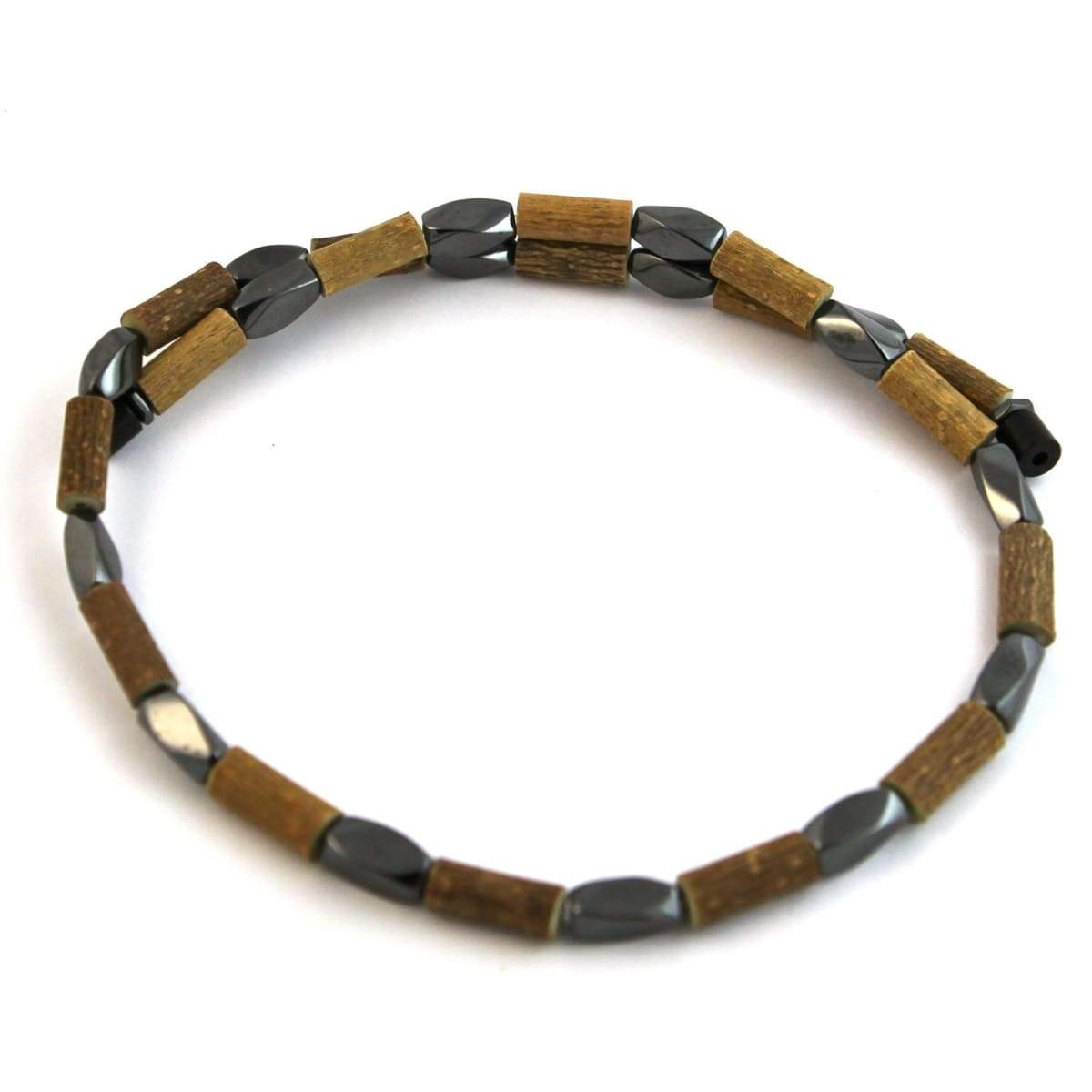 Hazel-Magnetic Twist Hematite - 16 Necklace - Hazelwood &amp; Magnetic Jewelry